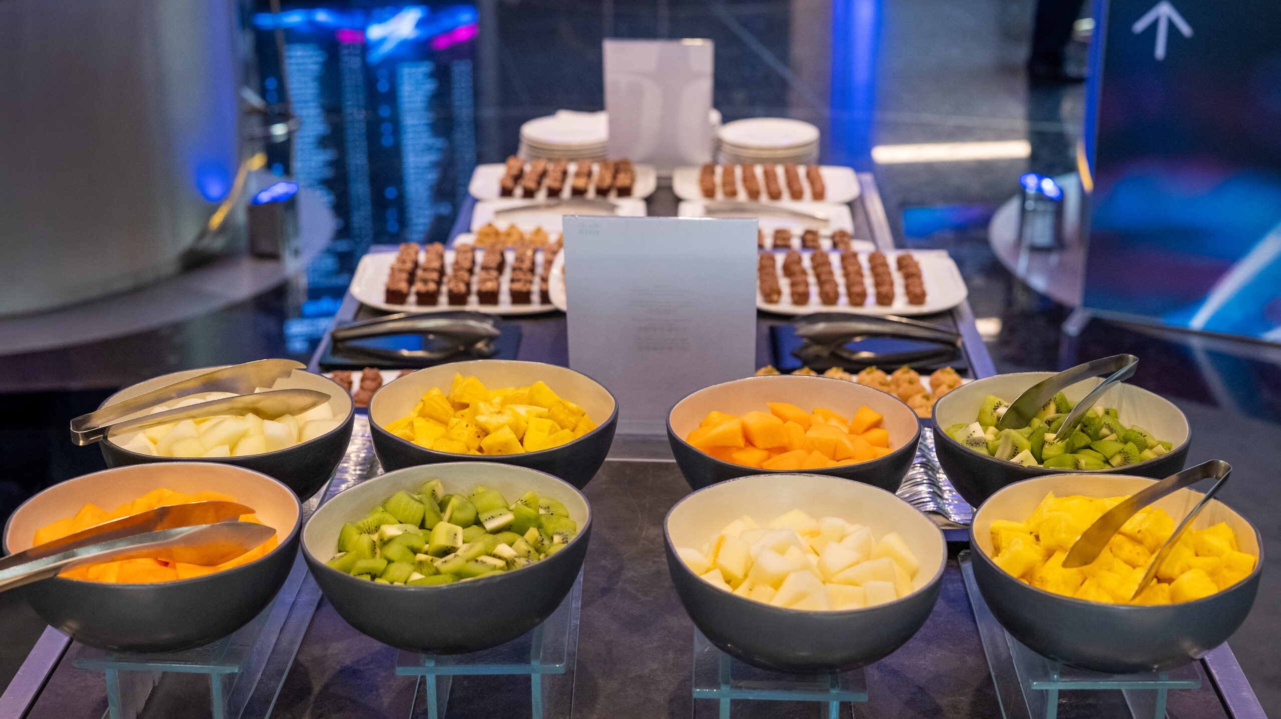 Corporate event catering setup for business guests