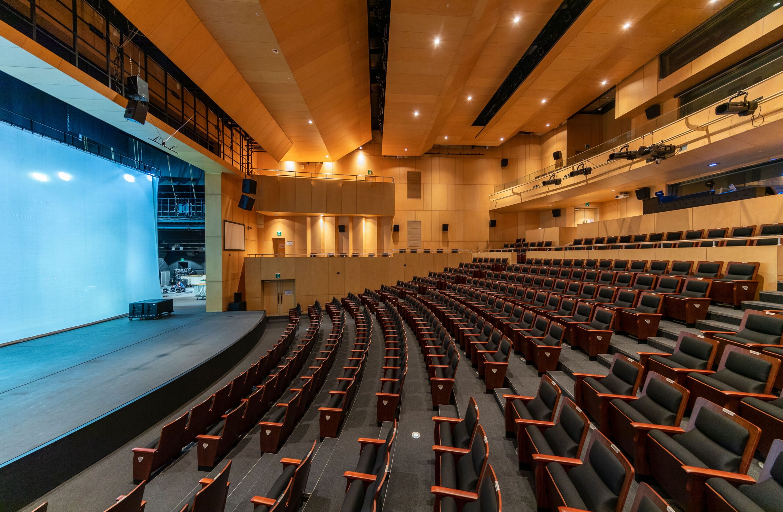 Conference and exhibition venue layouts for corporate events